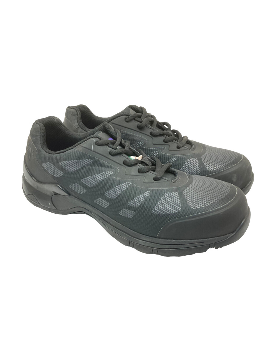 DAKOTA Women's 1006 "Lightning" Aluminium Toe Comp Plate Work Shoes Black 12M